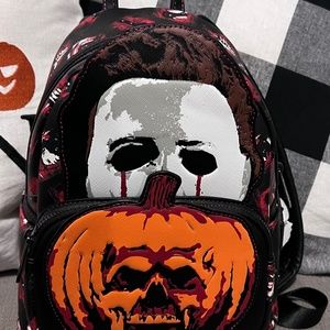 LOUNGEFLY HALLOWEEN MICHAEL MYERS MINI BACKPACK NWT